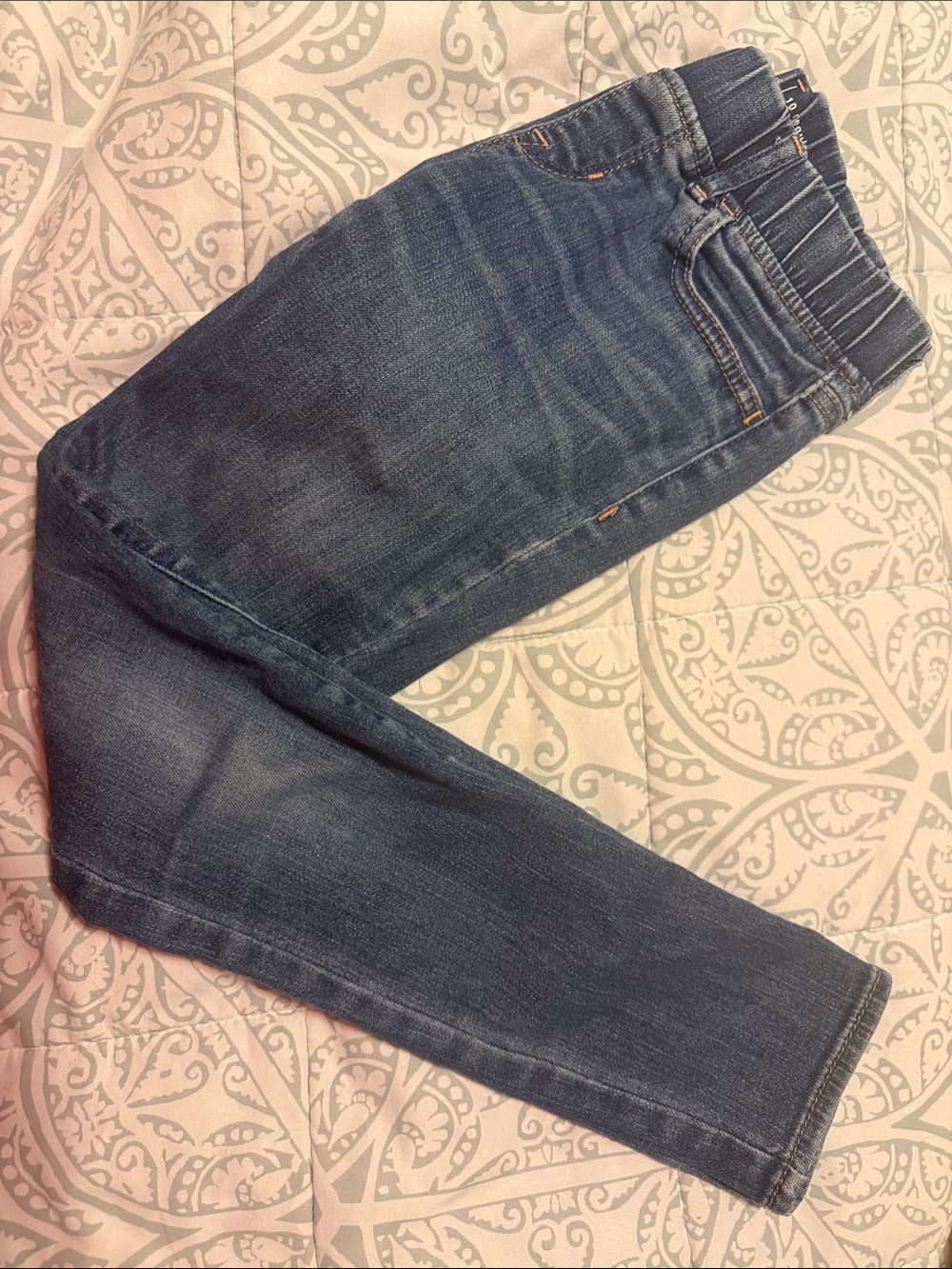 GAP Kids Dark Blue Stretch Jeans with Elastic Waist